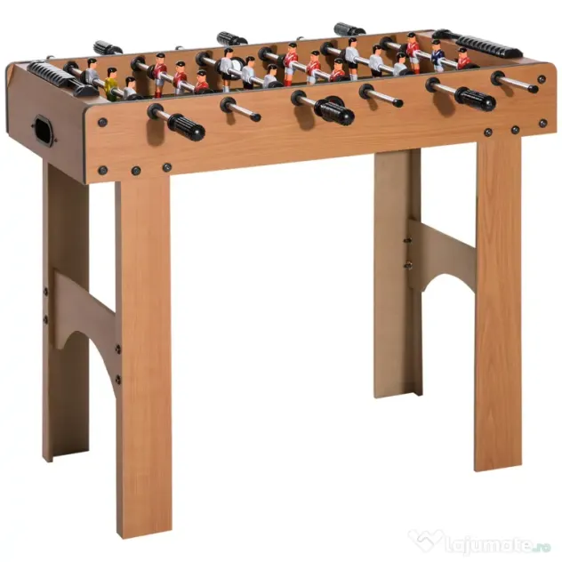 HOMCOM Teren de Fotbal Balilla Profesionala in Lemn MDF, 87x 4 x78cm | Aosom Romania