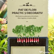 Outsunny Jardiniera Metalica Inaltata cu 3 Orificii de Scurgere, 100x30x80cm | Aosom Romania