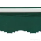 Copertină Retractabilă Manuală Outsunny pentru Verandă, 3x2 m, Verde | Aosom Romania 