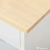 HOMCOM Cărucior Bucătărie cu Suport Sticle, Lemn de Cauciuc și MDF, 67x37x87cm, Design Elegant, Alb | Aosom Romania 
