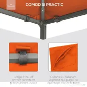 Acoperis de Schimb pentru Foisor Outsunny 3x3m din Poliester | Aosom Romania 