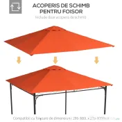 Acoperis de Schimb pentru Foisor Outsunny 3x3m din Poliester | Aosom Romania 