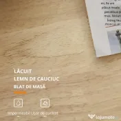 HOMCOM Cărucior Bucătărie cu 3 Niveluri, 2 Sertare Culisante, 4 Roți, Raft Reglabil, Design Modern, Alb și Lemn Natural, 89x45x89cm | Aosom Romania 
