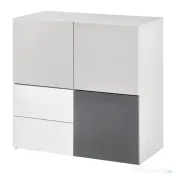 HOMCOM Dulap multifunctional cu sertare si usi, mobilier pentru Camera de zi Dormitor Birou | Aosom Romania 