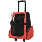 PawHut trolley 2 in 1 pentru animale, 35x27x49cm, rosu