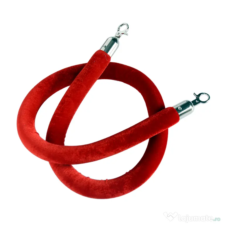 HOMCOM Coloană Separatoare cu Bandă Roșie, Oțel Inoxidabil, Ф32x95 cm, Argintiu | Aosom Romania