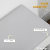 HOMCOM Pantofar cu Bancă de Depozitare, Dulap pentru Pantofi Space Saver cu Compartimente Deschise, Șezut Tapițat, Alb