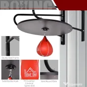 HOMCOM Sac de Box Forma Par Rapid cu Platforma si Accesorii Incluse 
