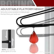 HOMCOM Sac de Box Forma Par Rapid cu Platforma si Accesorii Incluse 