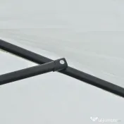 Outsunny Umbrelă de Grădină Reglabilă, din Oțel, Alb Crem, Φ230cm | Aosom Romania 