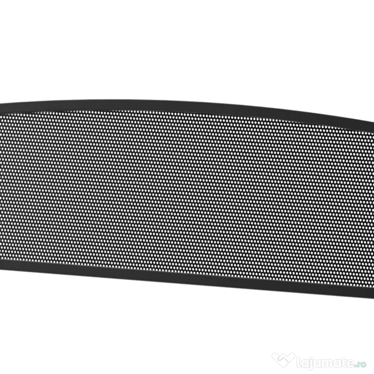 Outsunny Banca de exterior din otel, negru, 127x60x85cm | Aosom Romania