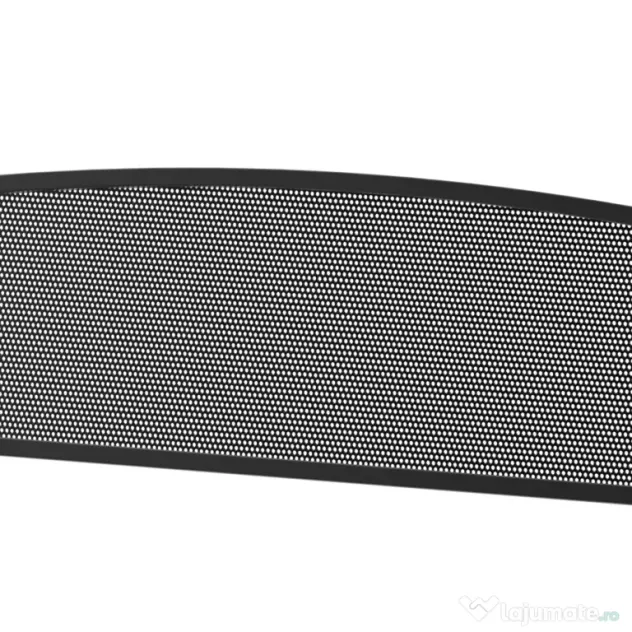 Outsunny Banca de exterior din otel, negru, 127x60x85cm | Aosom Romania