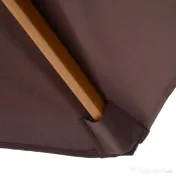 Outsunny Umbrelă de Soare pentru Grădină, Structură din Lemn, Φ250 cm, Ideală pentru Exterior | Aosom Romania