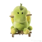 HOMCOM, balansoar dragon copii 60x33x45cm, verde si galben | Aosom Romania
