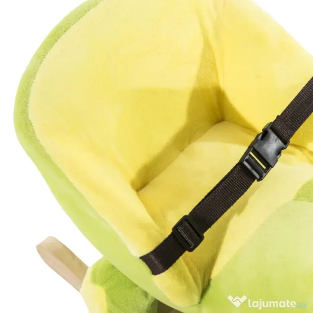 HOMCOM, balansoar dragon copii 60x33x45cm, verde si galben | Aosom Romania