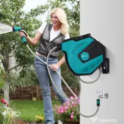 Tambur Retractabil DURHAND cu Furtun 1/2" 15 m și 7 Moduri