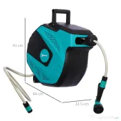 Tambur Retractabil DURHAND cu Furtun 1/2" 15 m și 7 Moduri