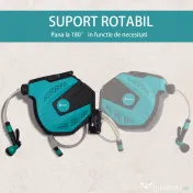 Tambur Retractabil DURHAND cu Furtun 1/2" 15 m și 7 Moduri