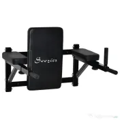 HOMCOM Bară de Tracțiuni pentru Montare pe Perete, Echipament Fitness Acasă, 70x48x53-63cm, Negru | Aosom Romania 