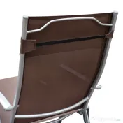 Outsunny Sezlong Relax Rabatabil Pliabil Schelet in Metal 137x63.5x100.5cm Maro 