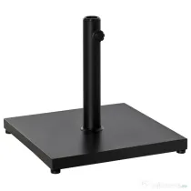 Baza de Umbrelă Pătrată Outsunny pentru Stâlpi Diferite Dimensiuni Φ3/3.5/3.8, Suport Robust 45x45x39cm, Negru | Aosom Romania