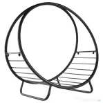 Outsunny Suport pentru lemne de foc Suport lemne in forma de cos design ridicat Greutate maxima 15 kg