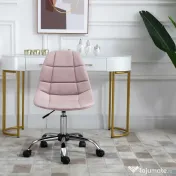 Vinsetto Scaun Pivotant pentru Birou Ergonomic Reglabil Roz 