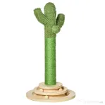 PawHut stalp forma cactus, centru de joaca pisici, 32x32x60cm