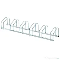HOMCOM Suport de parcare pentru 6 biciclete din otel, 179x33x27 cm, argintiu