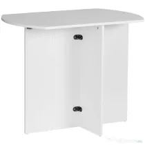HOMCOM Masă Pliabilă Bucătărie Prânz Lemn Melamină Ușor de Curățat Design Compact Alb | Aosom Romania