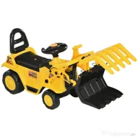 Excavator HOMCOM, Tractor de plimbare cu depozitare sub scaun, roti cu banda de rulare | Aosom Romania 