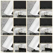 HOMCOM Rampă pliabilă pentru scaun cu rotile, din aluminiu, cu acoperire antiderapantă și margini, 122x73.5 cm, Negru | Aosom Romania 