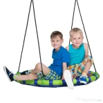 Leagan Gradina pentru Copii 3-8 Ani – Ø100 cm, Franghii Reglabile