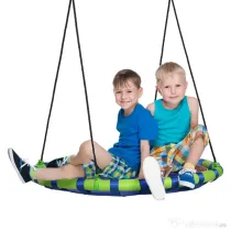 Leagan Gradina pentru Copii 3-8 Ani – Ø100 cm, Franghii Reglabile