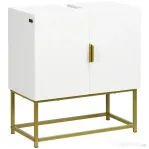 Masca Chiuveta cu Dulap – 2 Usi, Lemn & Otel 60×30×65 cm