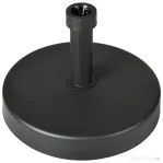 Outsunny Baza pentru umbrela de gradina din plastic PP, greutate max 18kg, Ø45x33 cm, negru