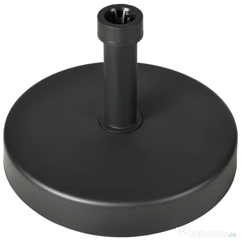 Outsunny Bază Umbrelă de Grădină din Plastic PP, Capacitate Max 18kg, Ø45x33 cm, Negru | Aosom Romania