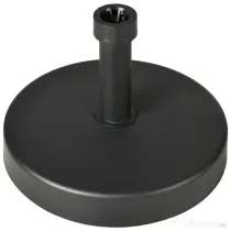 Outsunny Bază Umbrelă de Grădină din Plastic PP, Capacitate Max 18kg, Ø45x33 cm, Negru | Aosom Romania