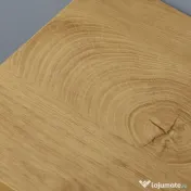 HOMCOM Dulap Vintage cu Uși Chevron Duble și Picioare din Lemn de Pin, Efect de Lemn Natural, Design Retro | Aosom Romania