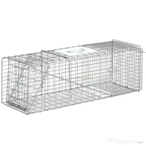 Outsunny Capcana pentru animale , 93 x 31 x 34,5 cm Cusca umana pentru rozatoare pentru iepuri, pisici fara stapan | Aosom Romania