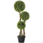 Homcom Planta Artificiala Buxus Sferic – Ghiveci Decor Interior & Exterior