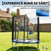 SPORTNOW Trambulina De Exterior Cu Plasa De Siguranta