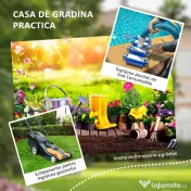Outsunny Magazie pentru Gradina, Fereastra si Ventilatie, Gri