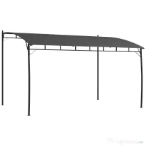 Outsunny Pergola Exterior 3x4m Cadru Metalic Protecție Solară pentru Grătar Terasă Verandă Gri | Aosom Romania