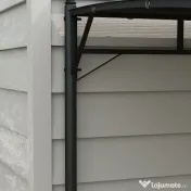 Outsunny Pergola Exterior 3x4m Cadru Metalic Protecție Solară pentru Grătar Terasă Verandă Gri | Aosom Romania