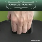 Outsunny Bază pentru Umbrelă de Grădină din HDPE și Ciment cu Manivelă Integrată, Ø46,5x31 cm, Negru | Aosom Romania