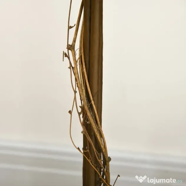 HOMCOM Set 2 Plante Decorative Sferice 60cm, Frunze Lemn de Santal, Verzi, pentru Decor Interior/Exterior | Aosom Romania