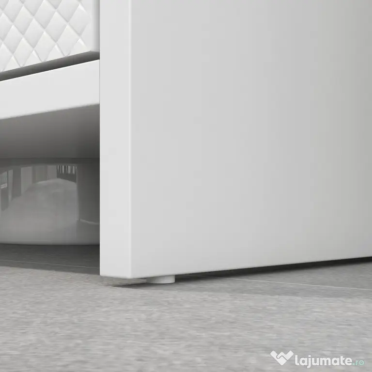 HOMCOM Mobilier Sub Chiuvetă pentru Baie cu 2 Uși, Dulap de Baie cu Decupaj în U pentru Țevi, 60x30x60 cm, Alb | Aosom Romania