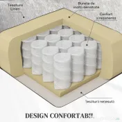 HOMCOM Fotoliu Reglabil Manual cu Suport pentru Picioare, Brațe Curbate și Picioare din Lemn, 68x90x106 cm, Gri Deschis | Aosom Romania 