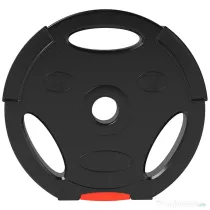 SPORTNOW Set de Discuri de Greutăți, cu Două Discuri de 7,5 kg și Două de 5 kg, Negru | Aosom Romania
